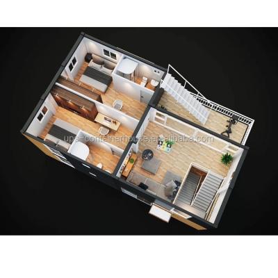 China Parking UPS New Build Home Container House With Container Gym For Sale for sale