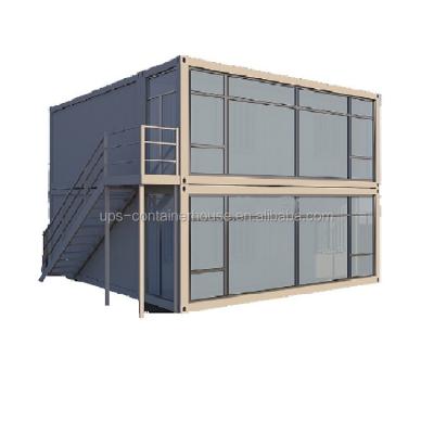 China Modern Quick Assembly 20 Foot Container Homes Steel Frame 20ft House For Kiosk / Security Room for sale