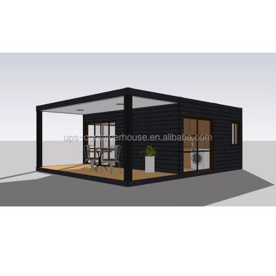 China UPS new build modern eco prefab wooden container residential houses for sale in Kenya for sale