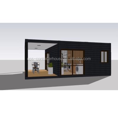 China UPS new build modern eco prefab fast food containers restaurant design for sale