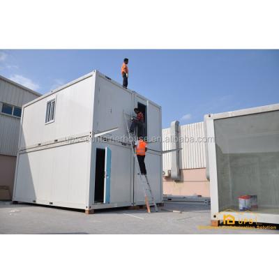 China New Design UPS Carport Sandwich Panel 2 Bedroom Prefab Container Homes House in Philippines for sale