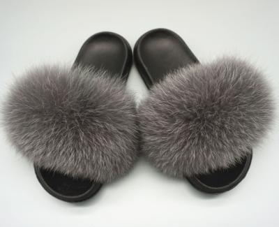 China Fashion Trend Fashion Faux Fur Slippers for sale