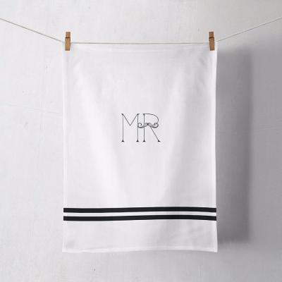 China Perfect QUICK DRY for Mr & Mrs of St of MKT Housewarming Wedding Anniversary Gift Set 100% Cotton Tea Towel for sale