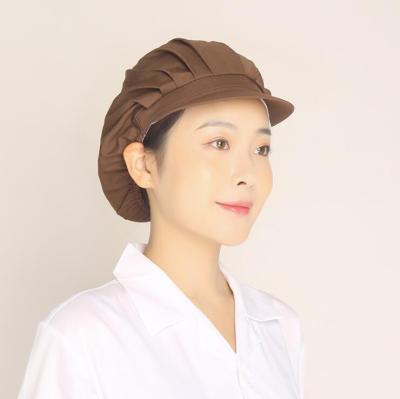 China Colorful Picture Food Chain Store Worker Chain Store Dust Proof Oil Proof Net Breathable Hat Mesh Factory Snap Back Hats for sale