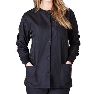 China Natural Hospital Polyester Cotton Blend Uniforms Women Scrub Warm Up Jacket (Classiest Available) for sale