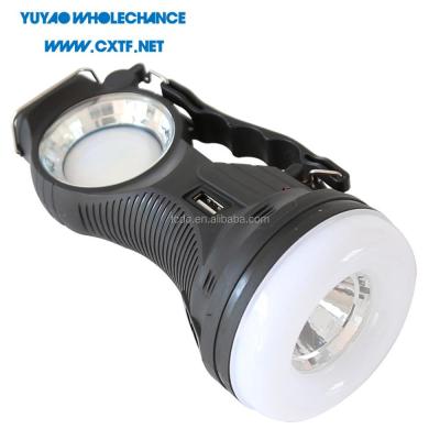 China Book Light 1w LED Rotating Book Light Solar Rechargeable Flashlight With Working Light for sale