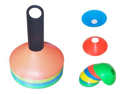 China Shatterproof 2 Inch PE Football Soccer Sports Forming Small Plastic Cones With Quality Guarantee for sale