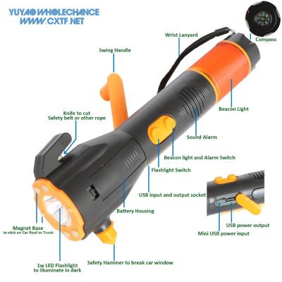 China 2017 New Brand Emergency Led Multifunctional Car Torch With Magnet Base for sale