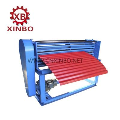 China Thin Roof Panel Aluminum Galvanized Cross Corrugated Roof Sheet Making Machine for sale