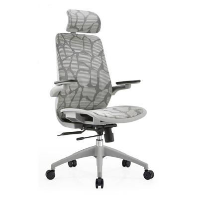 China (Size)Full Adjustable High Quality Mesh Back Swivel Ergonomic Office Chair For Office Use Factory Wholesale Bifma Breathable With Nylon Leg for sale