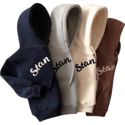 China 2022 new custom logo children's clothing anti-shrink hoodies cotton children's clothing custom boys and girls for sale