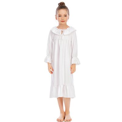 China OEM Custom 100% Cotton Girls Thermal Nightgown Children Sleepwear 2022 New Custom Made High Quality Pajamas For Girls for sale