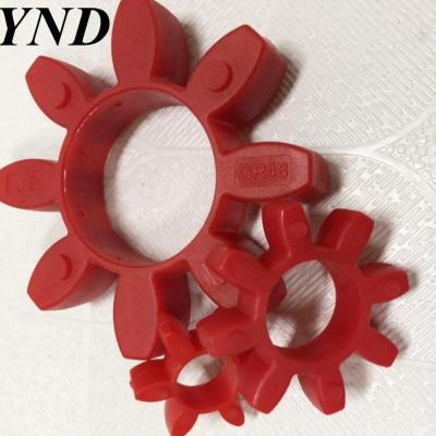 China Building Material Shops SBT Polyurethane Elastic Rubber Claw Coupling Plum Blossom Cushion for sale