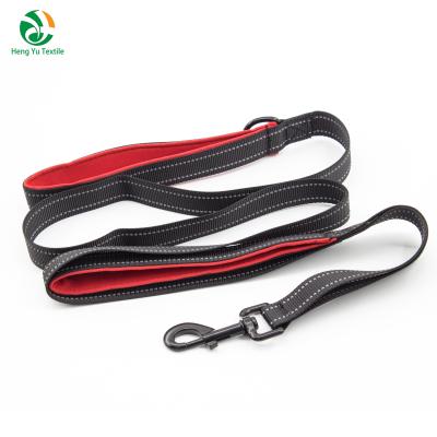 China Reflective Amazon hotsale customized color walking dog strap with soft grip for sale