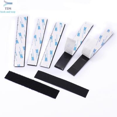 China Customized High Quality Heat Resistance Waist Hook And Loop Super Sticky Adhesive Fastener With 3m Glue for sale