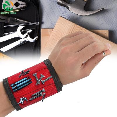 China Hot Selling Polyester Tools Magnetic Wristband For Fixing Tools for sale