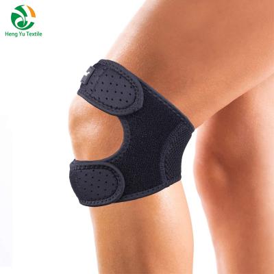 China Adult Custom Logo Adjustable Knee Brace For Men And Women Patella Knee Strap for sale