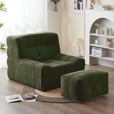 China Modern High Quality Recliner Leisure Sofa Chair With Foot Stools Modularity Fabric Lounge Chairs for sale