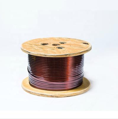 China TI200 Heating Transformer Enameled 99.95% Pure Copper Flat Wire With Various Of Sizes for sale