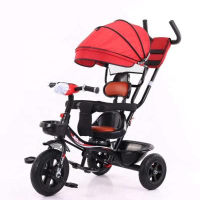 China Ride On Toy New Design 4 in 1 Kids Tricycle Baby Trike Push Trike Stroller Bike with Parent Handle for sale