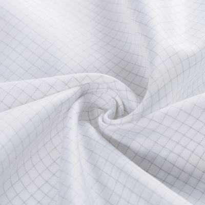 China Tear-Resistant Antistatic Carbon Fiber Yarn 3% Polyester ESD Anti-Static Fabric for sale