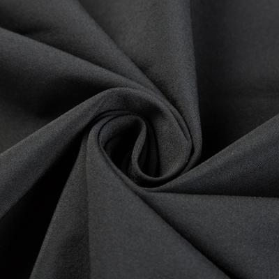 China Wholesale Good Quality Black Polyester Stretch Fabric Suit Cloth Tear-Resistant Woven Four Way Woven Canvas Men for sale