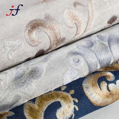 China Modern Minimalism Style Embroidered Decorative Coated Environmental Wallcovering for sale