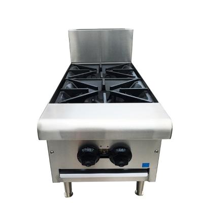 China Interior oven enamels; Cast Iron Open Burner Gas Stove Kitchen Equipment Romovable Burner Table Top 2 Burner Indoor Gas Stove For Restaurant for sale