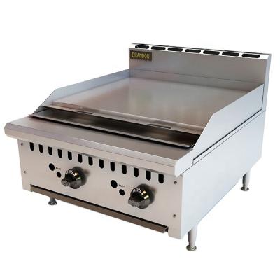 China Commercial Portable Stainless Steel Kitchen Gas Griddle Commercial Dish For Sale for sale