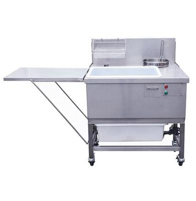 China Stainless Steel Commercial Manual Kitchen Equipment SS Fast Food Table Breading Table For Bread Wedding for sale