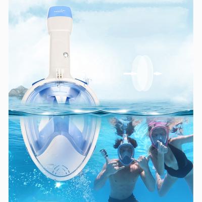 China 180 View Amazon Silicone Adult Snorkeling Mask Wide Snorkeling Swimming Goggles Anti Fog With Vanish Pro Mount for sale