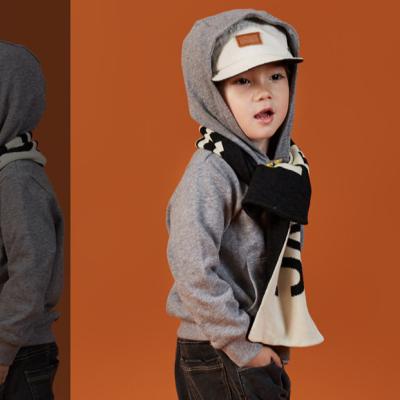 China Autumn Warm 100% Breathable Custom Cotton Spring Hoodie Pullover Boys Girls Boys Long Sleeve Kid Sweater for sale