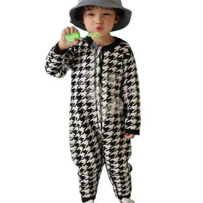 China New Autumn Winter Newborn Baby Knit Breathable Romper Girls Boys Jumpsuit Baby Romper Set for sale