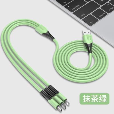 China Etc.electronic mobile phone product data cables 3 in 1 micro usb charging type c cable fast charging iphone charger cable for smartphones for sale