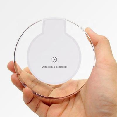 China Universal Imagination Qi Wireless Charging Wireless Charger For Iphone Samsung Mobile Phone 5W K9 Crystal for sale