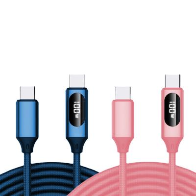 China Etc.electronic Product Mobile Phone LCD Digital Display 40W Data Cable USB To Type C Cable For Huawei Regular Mobile Phone USB C Cables Tablet Laptop for sale