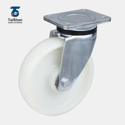 China Hot Selling Taishan 200mm Swivel 8 Inch PA Nylon Heavy Duty Caster Plate Casters for sale