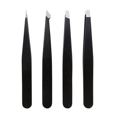 China Luxury 4pcs Makeup Tool Eyebrow Scissors Clip Knife Eyebrow Tweezers Kit Eyebrow Scissors Clip Knife Trimmer Eyebrow Trimmer Brush for sale