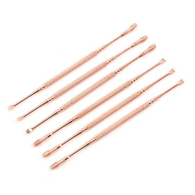 China Personal Care Luxury Ear Picker Tool Spoon Ear Screw Wax Stainless Steel Ear Wax Removal Remover Clean Set Kit for sale