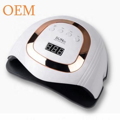 China Luxury Two Hands 168W Light Professional Nail Dryer Light Quick Dry Gel Fast Dry Curing UV Nail Led Lamp UV Gel Led Lamp For Manicure for sale