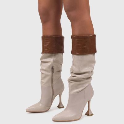 China Thermal Ready To Ship And Fast Shipping Manufacture High Quality Women Knee Boots for sale