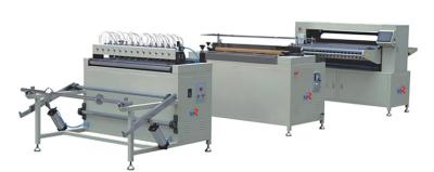 China PLC Control HVAC Filter Making Machine 800mm Width Panel Knife Pleating Machine for sale