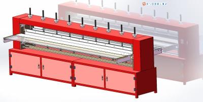 China 3m Width Knife Pleating Machine 380V Electric Filter Making Machine for sale