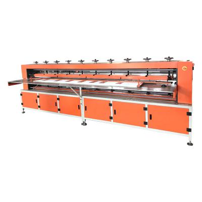 China Electric 380V Oil Filter Production Line 2.5m Width Knife Pleating Machine for sale