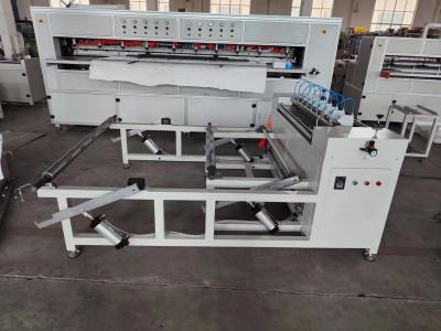 China 1050mm HVAC Filter Making Machine 220V / 380V Paper Pre Slitting Machine for sale