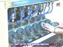 5.8kw spin on oil filter making machine six station tapping machine