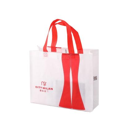 China Logo Printed Large Eco Friendly Customized Waterproof Wholesale Recyclable Recycle Laminated Shopping PP Woven Grocery Bag for sale