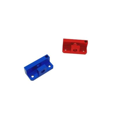 China 6061/5052 Aluminum Aluminum CNC Machining , Sheet Metal Bending Device With Red Blue Oxidation for sale