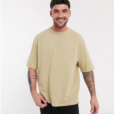 China Light Loose Casual Version Anti-wrinkle Men's T-shirt Color Collar Short Sleeved Round T-Shirt for sale