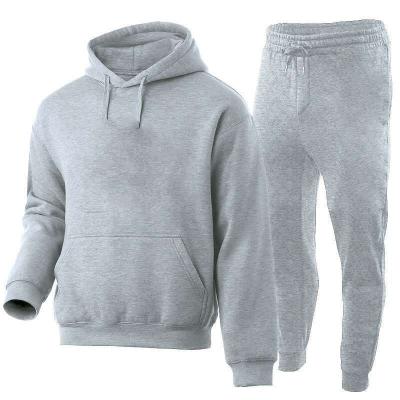 China 2021 Breathable Men's Clothing Fitted Pullover Mens Tracksuit Sets Loose Custom Sweatsuit for sale